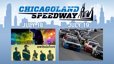 Meet and Greet with Collective Soul and Switchfoot & tickets to NASCAR Nationwide Series Race
