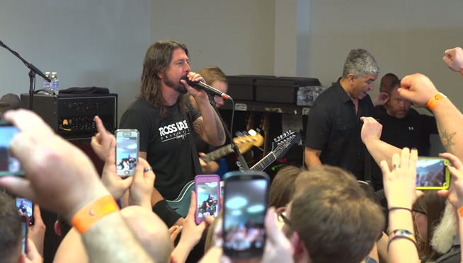 Behind the Scenes with The Foo Fighters on Record Store Day