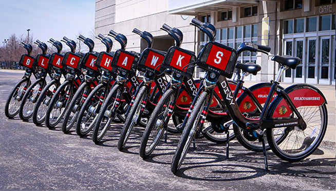 Divvy Is Releasing 10 Special Blackhawks-Themed Bikes For The Playoffs