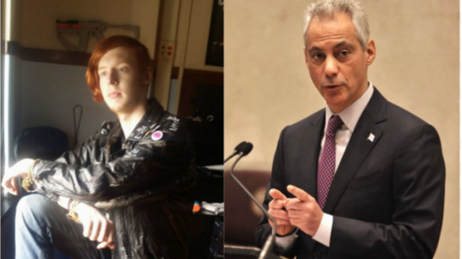 VIDEO: Local Teen challenges Mayor Rahm Emanuel to a sword fight