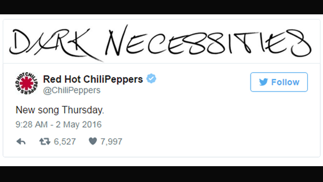 New Red Hot Chili Peppers This Week