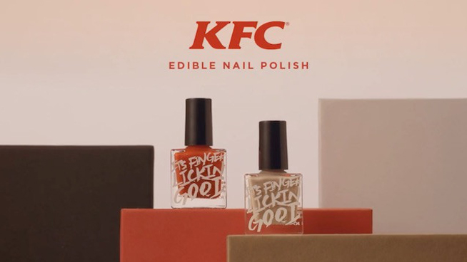 KFC Edible Nail Polish