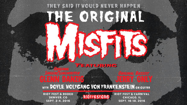 The Original Misfits Playing Riot Fest