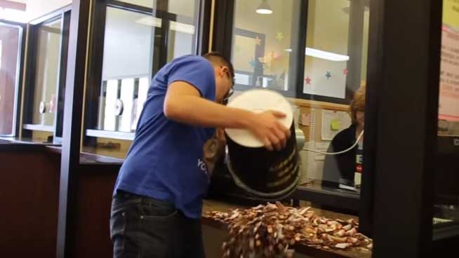 Paying Traffic Ticket in Pennies
