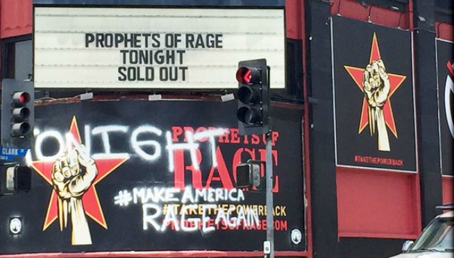 Prophets of Rage make their live debut in California