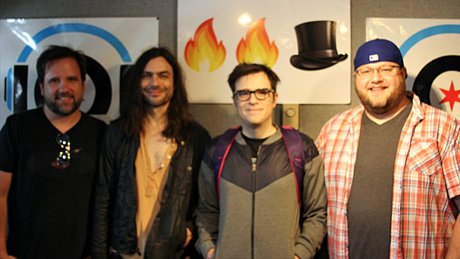 Rivers Cuomo of Weezer in Studio