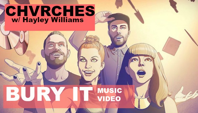 CHVRCHES & Hayley Williams have super-powers in ‘Bury It’ video