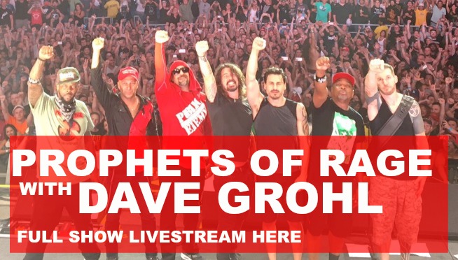 Watch Prophets of Rage perform with Dave Grohl