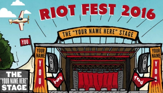 Your Own Stage At Riot Fest!!!