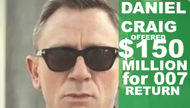 Daniel Craig reportedly offered $150 million for a James Bond return