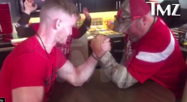 WATCH: Larry the Cable Guy Breaks a Guy’s Arm