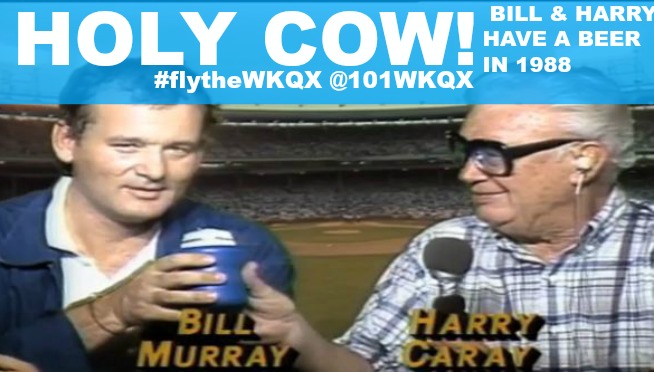 Video: Bill Murray & Harry Caray share a beer at Wrigley Field in ’88