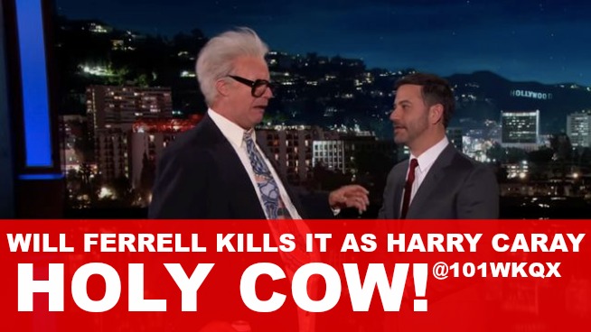 HOLY COW! Will Ferrell kills it as Harry Caray on 'Jimmy Kimmel