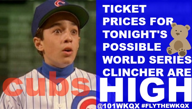 Ticket prices for Cub’s possible World Series clincher are ridiculously high