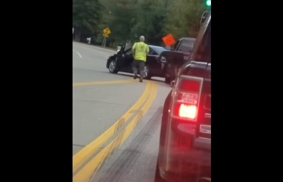 Guy Gets Crazy Excited to See a Road Rage Incident