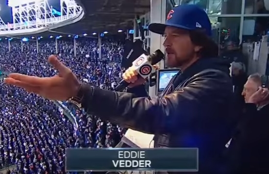 Eddie Vedder Sings the Stretch at Game 5