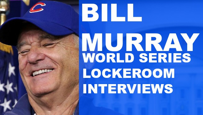 VIDEO: Bill Murray delivers the best postgame World Series interviews