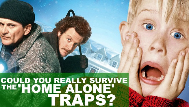 VIDEO: Could you really survive the ‘HOME ALONE’ traps ?