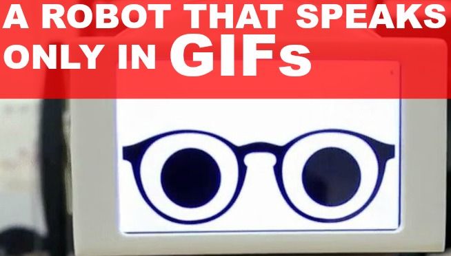 VIDEO: A Home Robot that speaks only in GIFs
