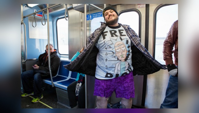 Photos from the No Pants Subway Ride