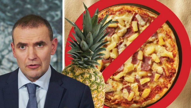 President of Iceland announces that he would ban pineapple as a pizza topping