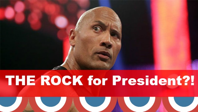 PRESIDENT DWAYNE ‘THE ROCK’ JOHNSON?!